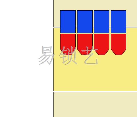 簡單的單鉤開啟和撞匙工具開啟原理圖